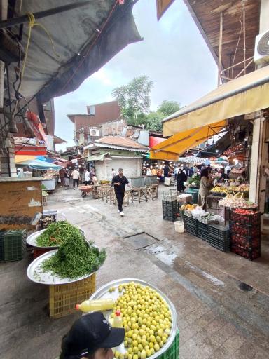 عکس بازار بزرگ رشت