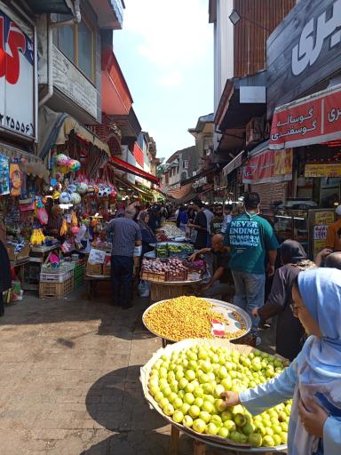 عکس بازار بزرگ رشت