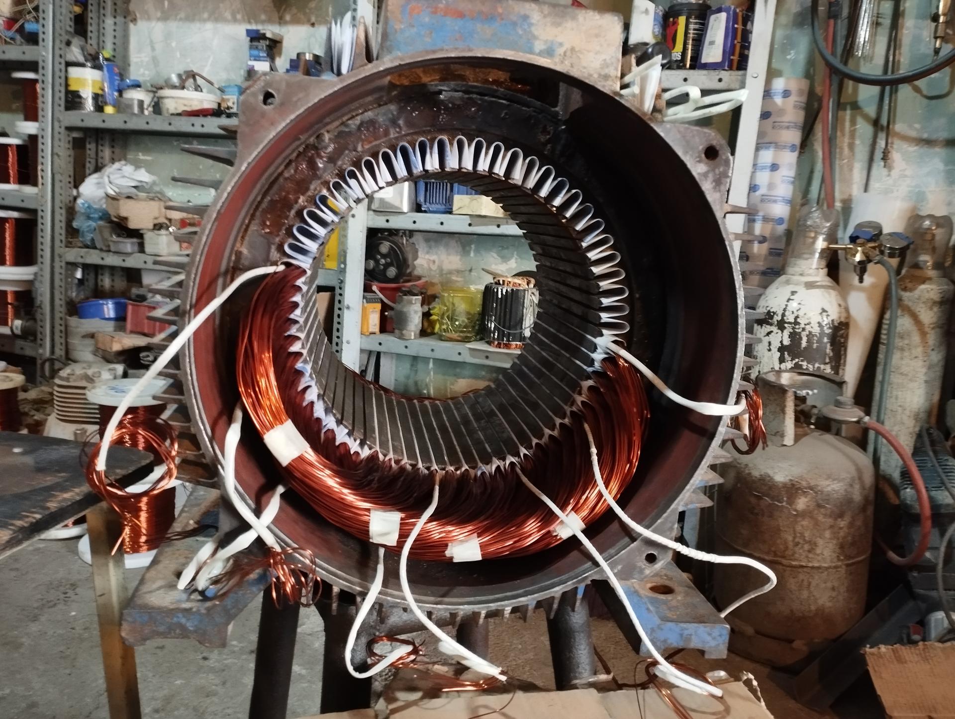 عکس سیم پیچی کرمی 