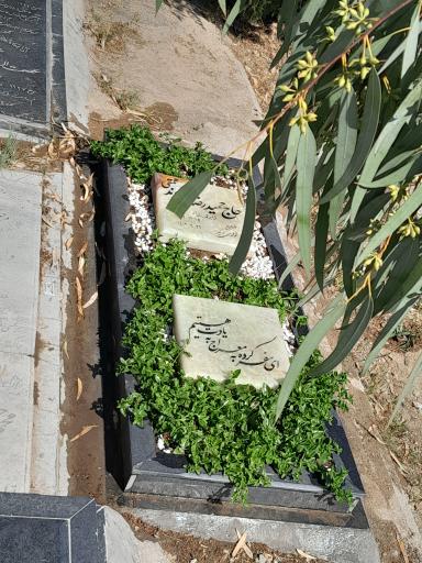 عکس مزار حمیدرضا جلیلوند همتی