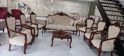 عکس مبلمان طلایی رهام