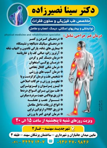 عکس مطب دکتر نصیرزاده متخصص ستون فقرات 