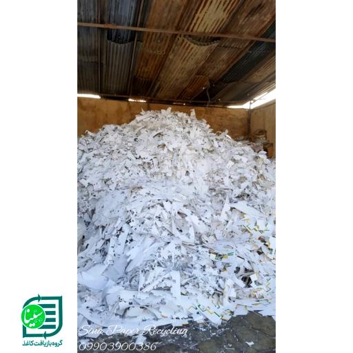 عکس گروه بازیافت کاغذ سینا / انبار کاغذ سینا / بازیافت کاغذ یاقوت سبز سینا