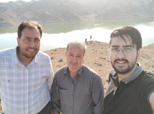عکس ساحل سد کارده