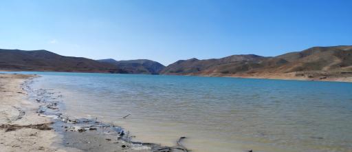 عکس ساحل سد کارده