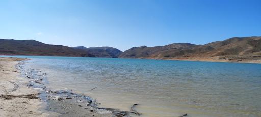 عکس ساحل سد کارده