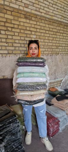 عکس تولیدی شال ماه بانو