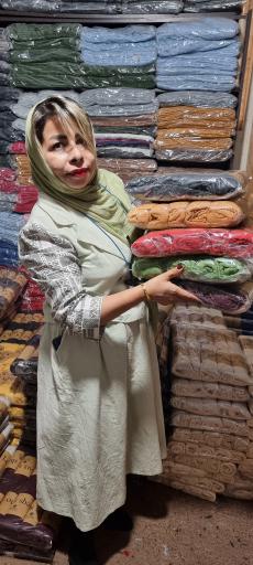 عکس تولیدی شال ماه بانو