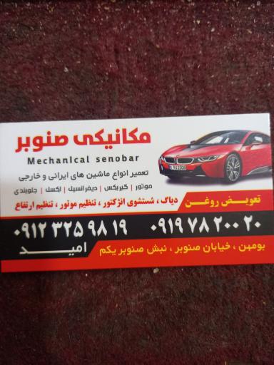 عکس مکانیکی و جلوبندی صنوبر