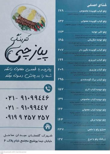 عکس کترینگ پیازچه