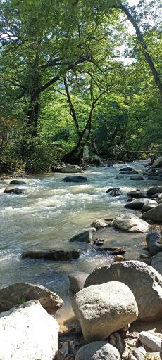 عکس رودخانه اسالم به خلخال