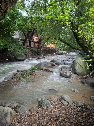 عکس رودخانه اسالم به خلخال