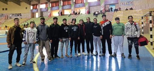 عکس سالن کشتی قهرمان سید محبت حسینی 