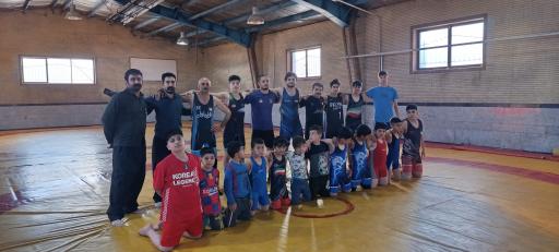 عکس سالن کشتی قهرمان سید محبت حسینی 