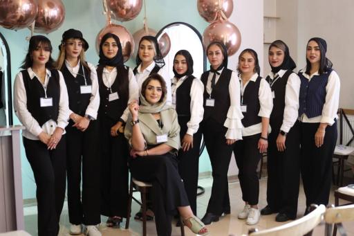 عکس آکادمی آرایشگری بلادونا میناجهانشاهی 