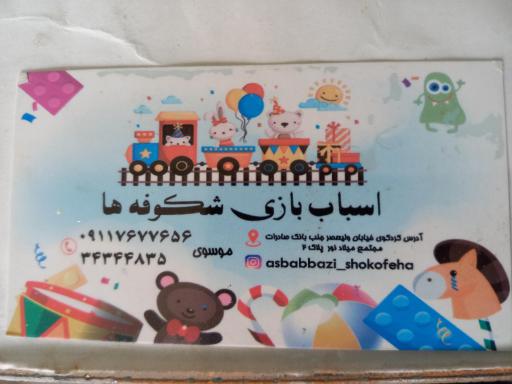 عکس اسباب بازی شکوفه ها 