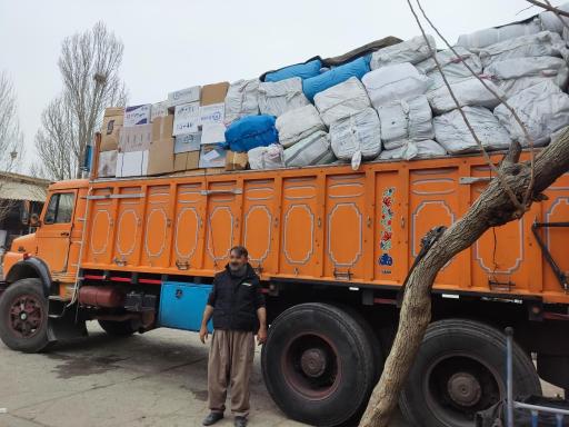 عکس تخلیه بار نصیری بوکان 