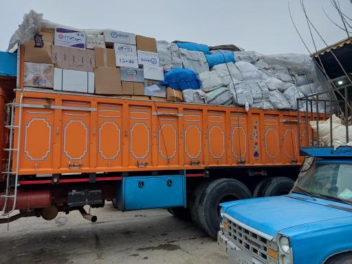 عکس تخلیه بار نصیری بوکان 