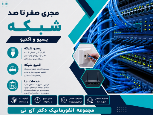عکس خدمات شبکه و سخت افزار دکتر آی تی