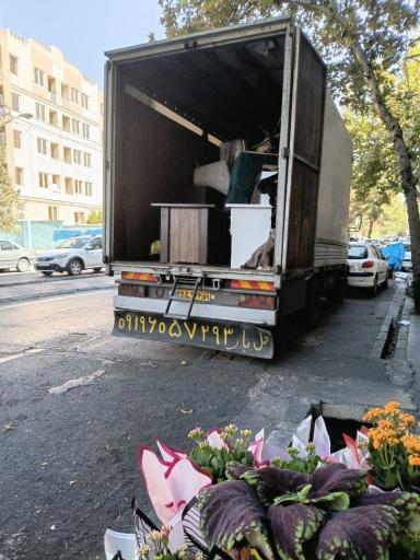 عکس باربری و اتوبار غرب تهران حمل بار اسباب کشی