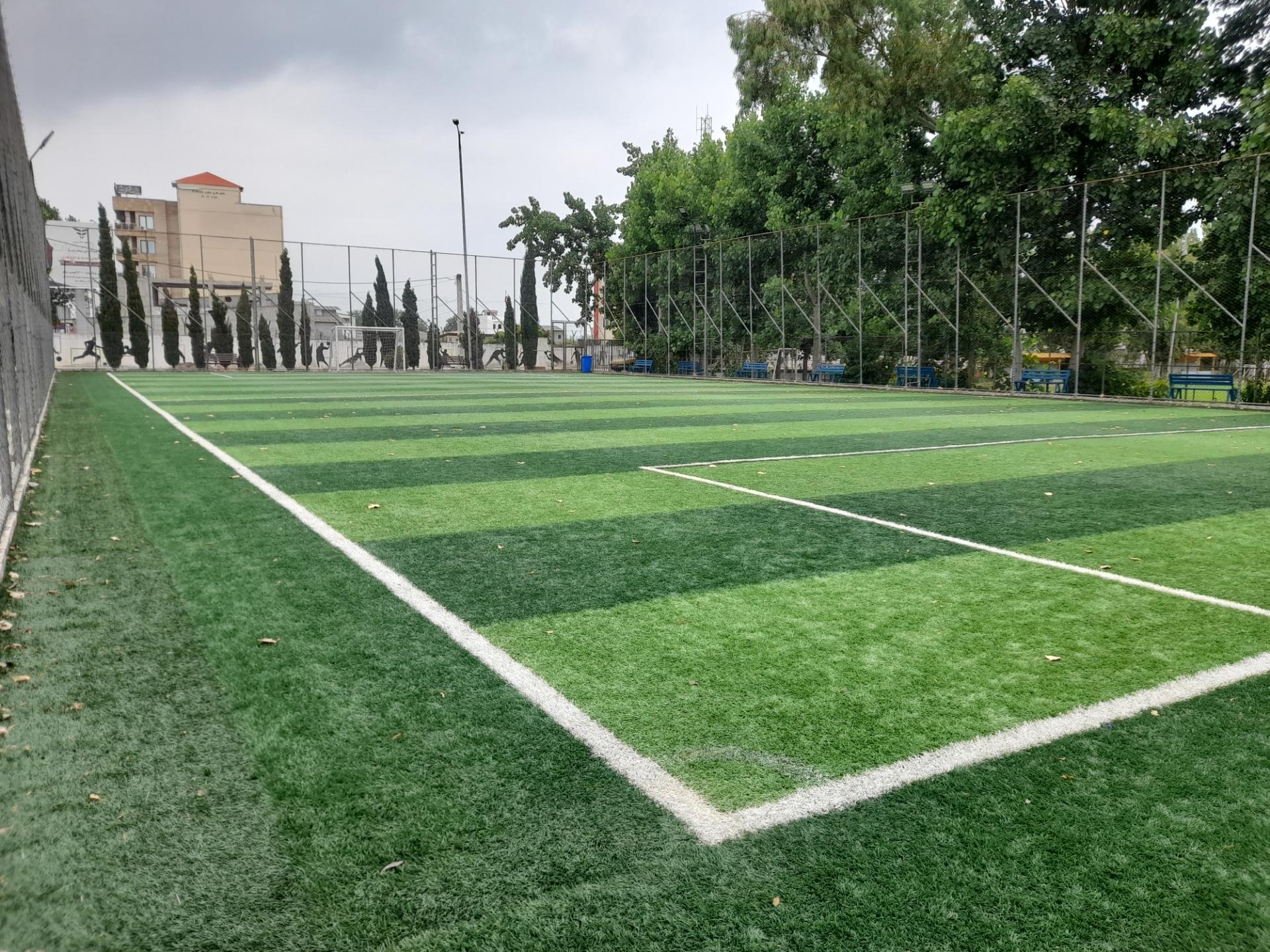 عکس زمین چمن مصنوعی