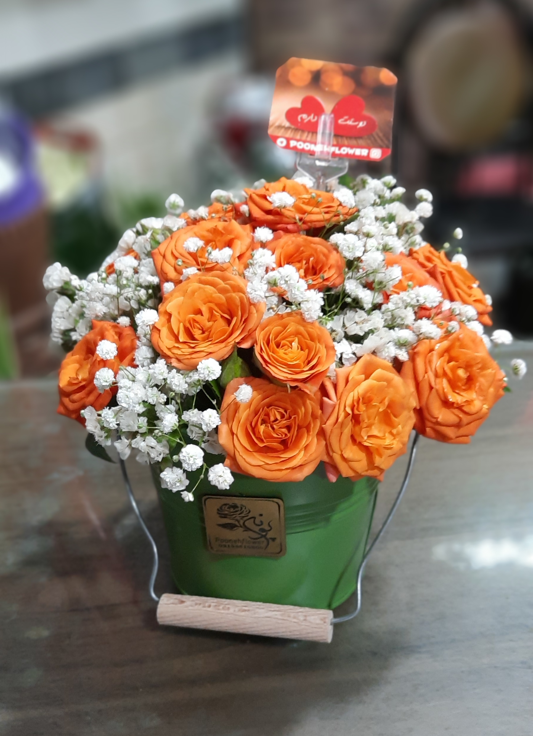 عکس گل فروشی گل پونه