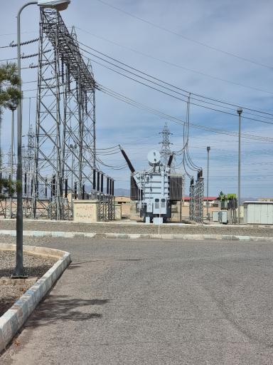 عکس ایستگاه برق ۲۳۰/۶۳ نایین