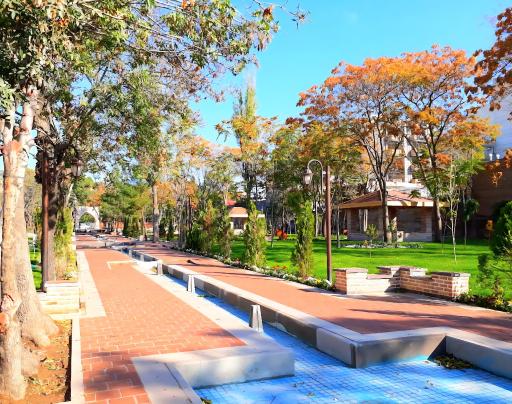 عکس باغ شهر تبریز