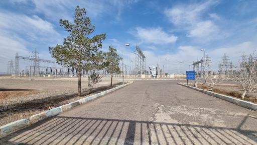 عکس ایستگاه برق ۲۳۰/۶۳ نایین