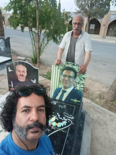 عکس مزار حمیدرضا محمد طاهری