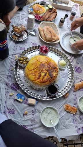 عکس باغ رستوران ضیافت