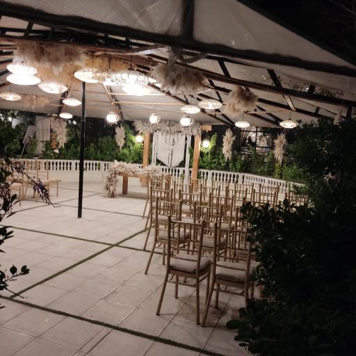 عکس سالن عقد و ازدواج باغ لادن