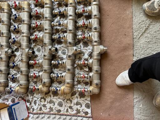 عکس لوله، اتصالات و تجهیزات گرمایش کف سهیل نیشابوری