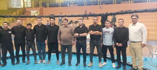 عکس کلاس آموزش موی تای و mma مهدی جعفری 