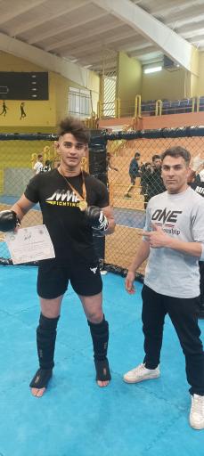 عکس کلاس آموزش موی تای و mma مهدی جعفری 