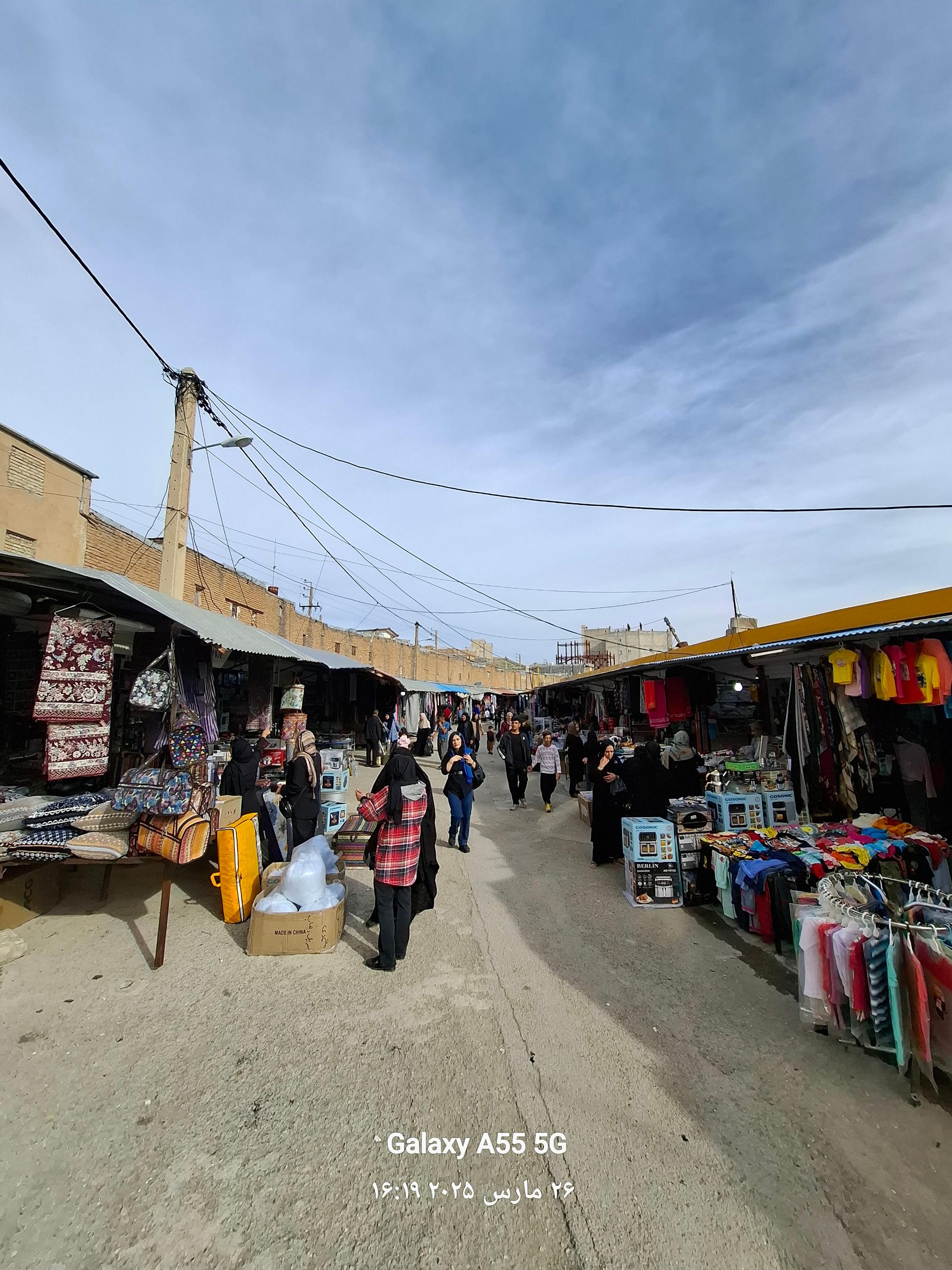 عکس بازارچه مرزی سرپل ذهاب