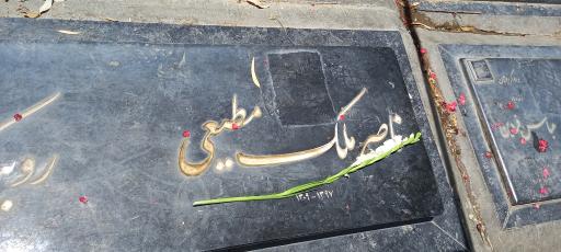 عکس آرامگاه مرحوم ناصر ملک مطیعی