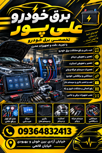 عکس برق اتومبیل علیپور