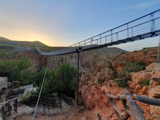 عکس پل معلق آوج قزوین