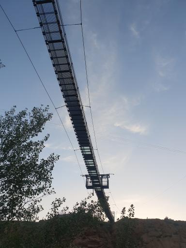 عکس پل معلق آوج قزوین