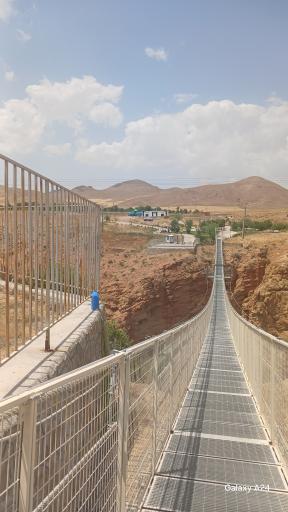 عکس پل معلق آوج قزوین