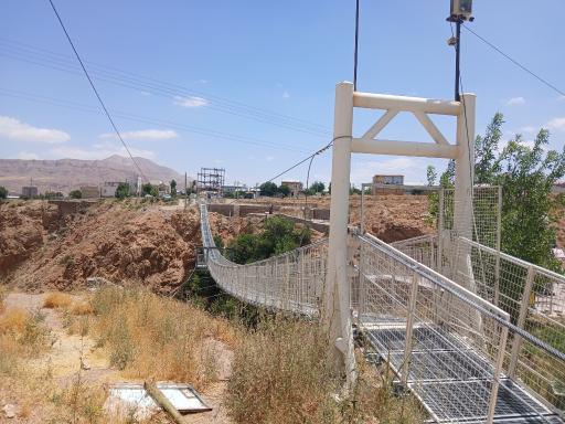 عکس پل معلق آوج قزوین