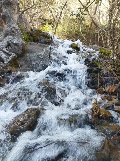 عکس آبشار آب ملخ (تخت سلیمان)