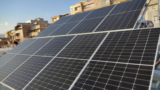 عکس برق خورشیدی راسان