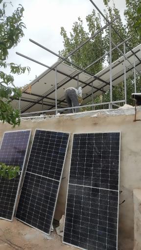 عکس برق خورشیدی راسان