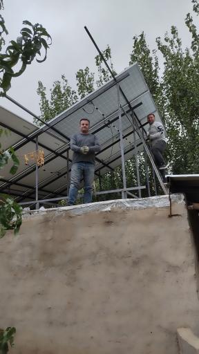 عکس برق خورشیدی راسان