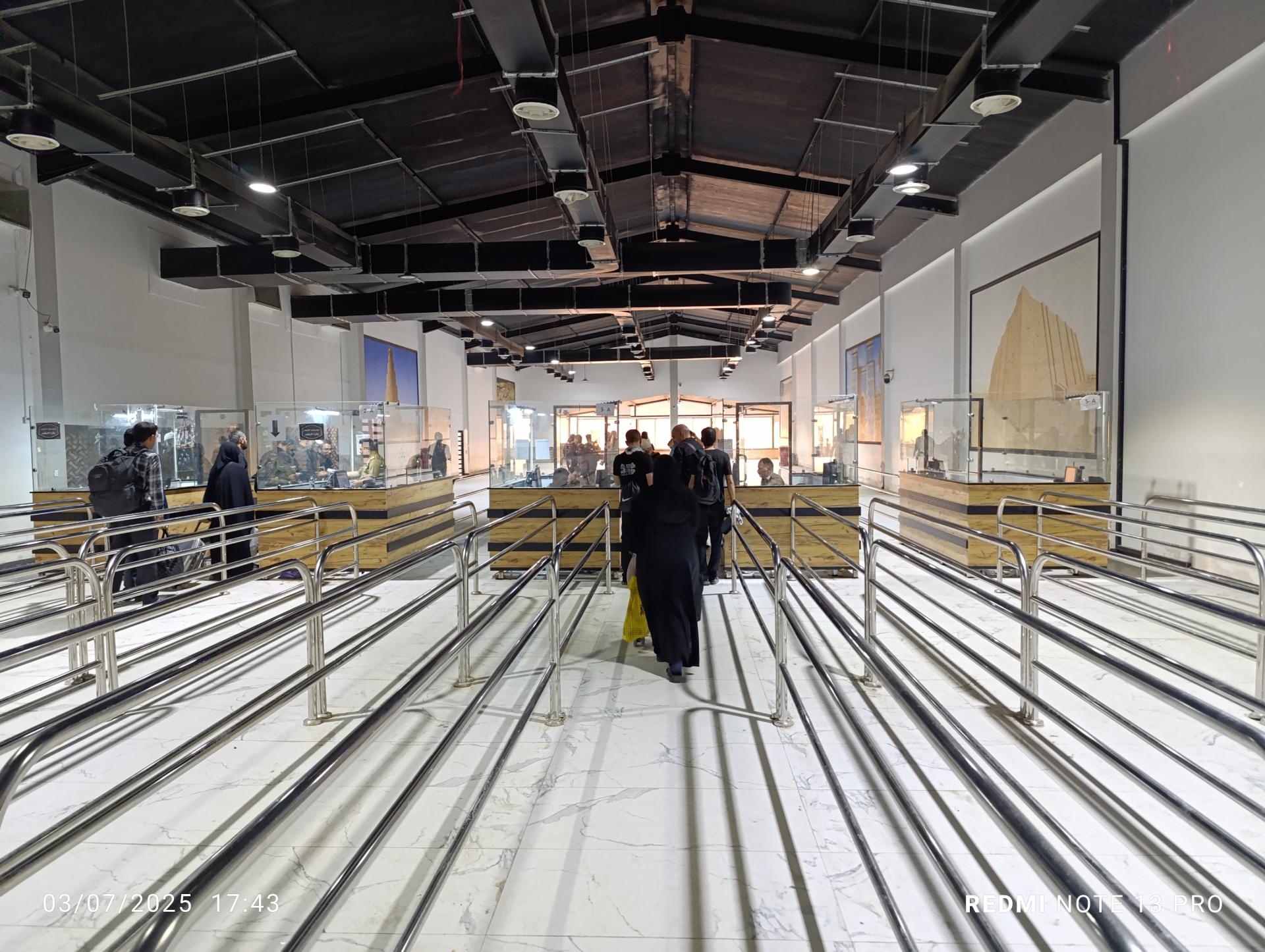 عکس پایانه مرزی شهید قاسم سلیمانی (مرز مهران)