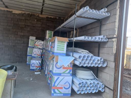 عکس مصالح ساختمانی و انواع لوله و اتصالات مرادی