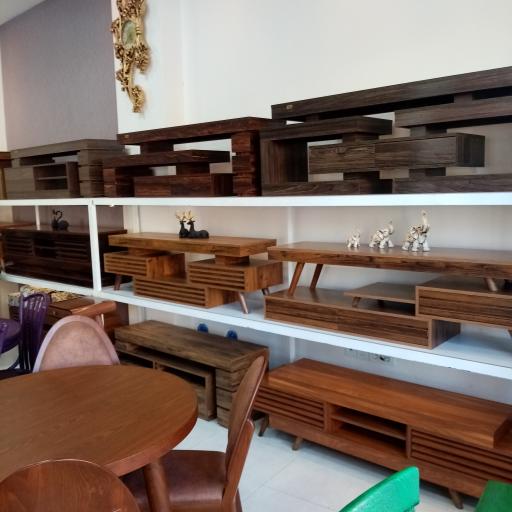 عکس میز تلویزیون و ناهارخوری نازلی