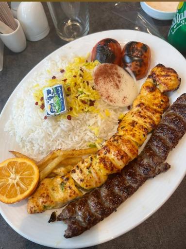 عکس چلوکباب ناب